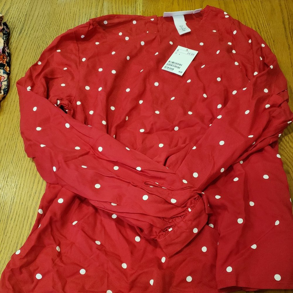 H&M Polka Dot Blouse *BUY 1 GET 1 50% OFF*